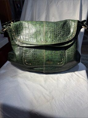 Maxx NY Leather Crocodile Embossed